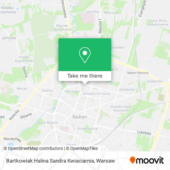 Bartkowiak Halina Sandra Kwiaciarnia map