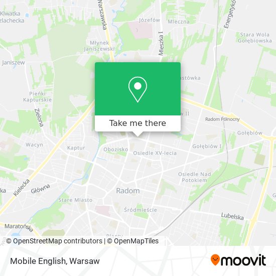 Mobile English map