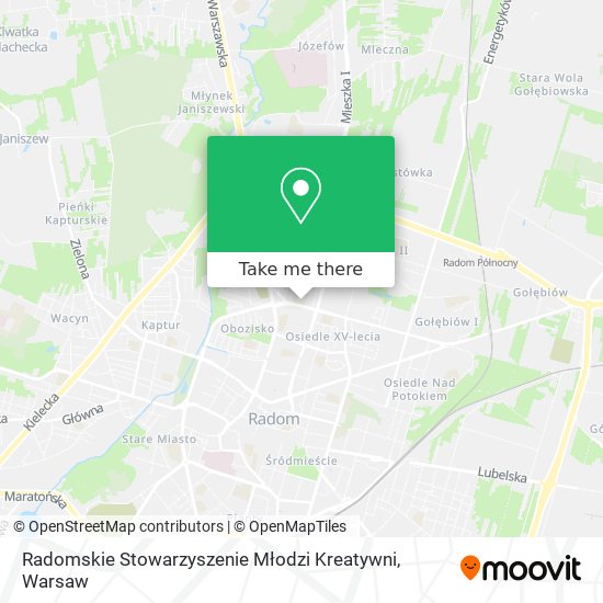 Карта Radomskie Stowarzyszenie Młodzi Kreatywni