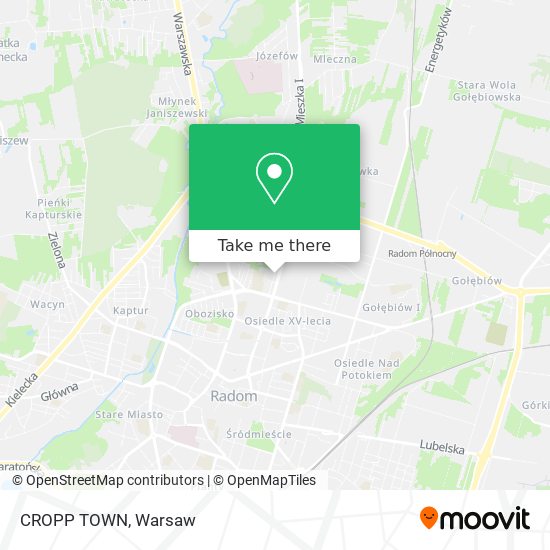 CROPP TOWN map