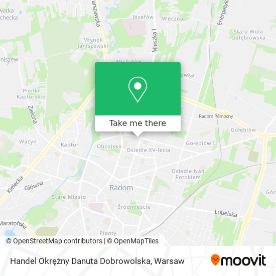 Handel Okrężny Danuta Dobrowolska map