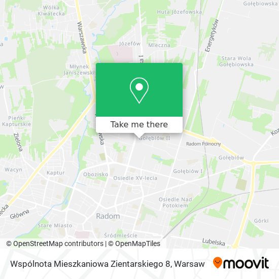 Wspólnota Mieszkaniowa Zientarskiego 8 map