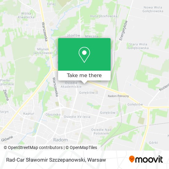 Rad-Car Sławomir Szczepanowski map