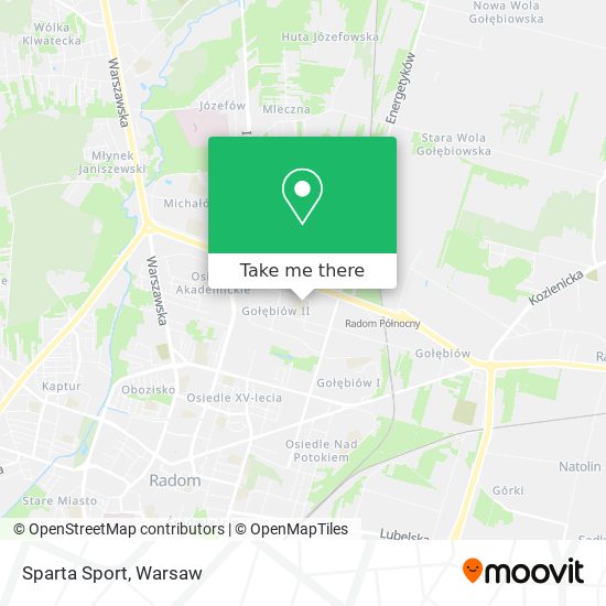 Sparta Sport map