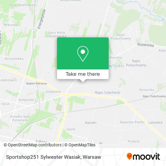 Sportshop251 Sylwester Wasiak map