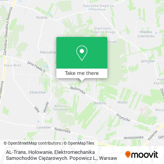 AL-Trans. Holowanie, Elektromechanika Samochodów Ciężarowych. Popowicz L. map