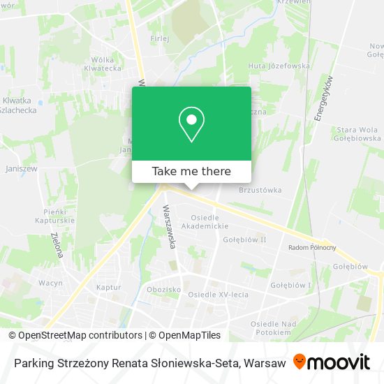 Карта Parking Strzeżony Renata Słoniewska-Seta