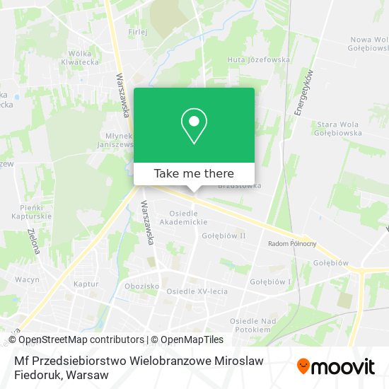 Mf Przedsiebiorstwo Wielobranzowe Miroslaw Fiedoruk map