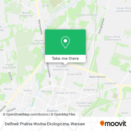 Delfinek Pralnia Wodna Ekologiczna map