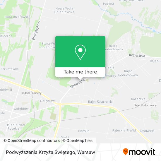 Podwyższenia Krzyża Świętego map