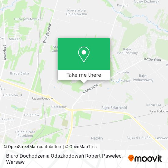 Biuro Dochodzenia Odszkodowań Robert Pawelec map