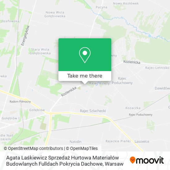 Agata Laśkiewicz Sprzedaż Hurtowa Materiałów Budowlanych Fulldach Pokrycia Dachowe map