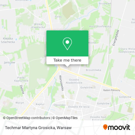 Techmar Martyna Grosicka map