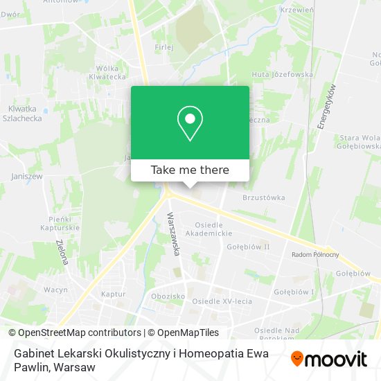 Gabinet Lekarski Okulistyczny i Homeopatia Ewa Pawlin map