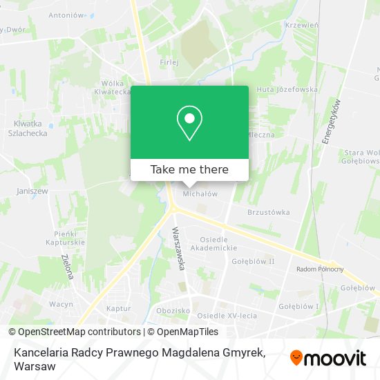 Kancelaria Radcy Prawnego Magdalena Gmyrek map