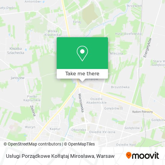 Usługi Porządkowe Kołłątaj Mirosława map