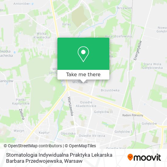 Stomatologia Indywidualna Praktyka Lekarska Barbara Przedwojewska map