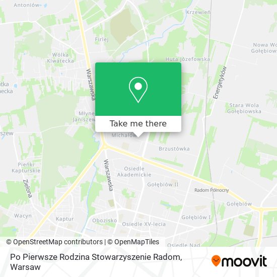 Po Pierwsze Rodzina Stowarzyszenie Radom map