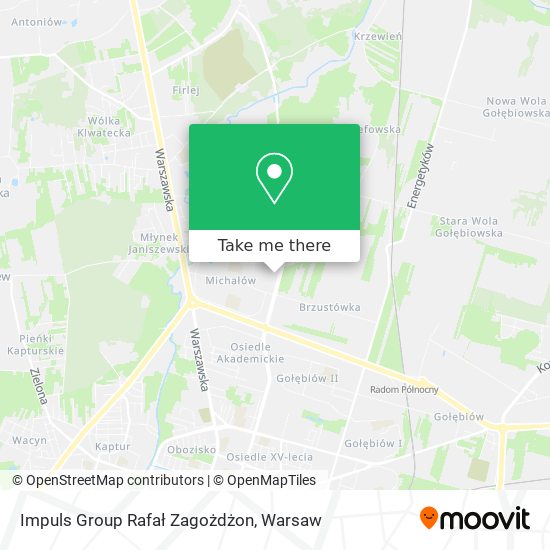 Impuls Group Rafał Zagożdżon map