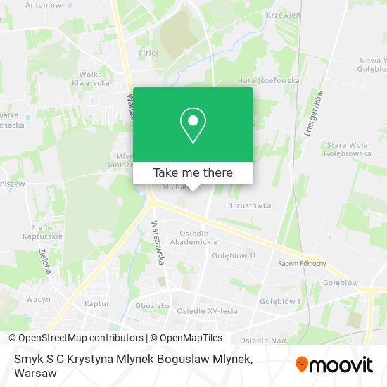 Smyk S C Krystyna Mlynek Boguslaw Mlynek map