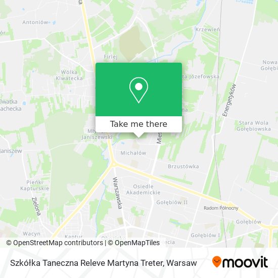 Szkółka Taneczna Releve Martyna Treter map