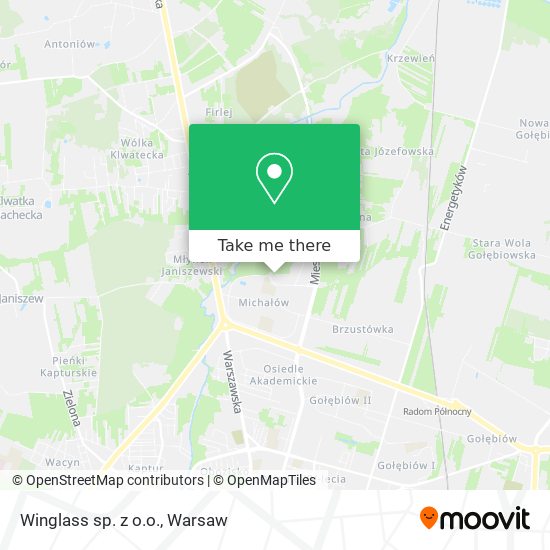 Winglass sp. z o.o. map