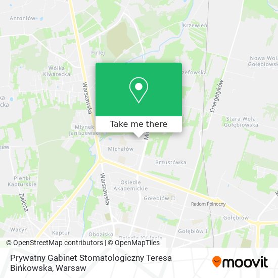 Prywatny Gabinet Stomatologiczny Teresa Bińkowska map