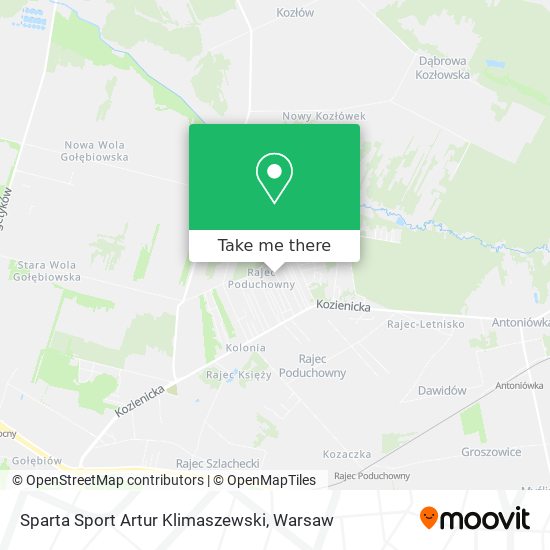 Sparta Sport Artur Klimaszewski map