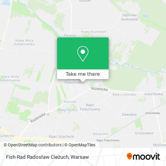 Fish-Rad Radosław Cieżuch map