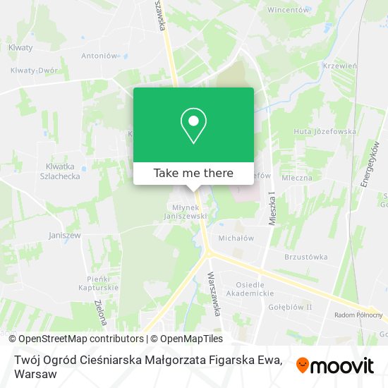 Twój Ogród Cieśniarska Małgorzata Figarska Ewa map