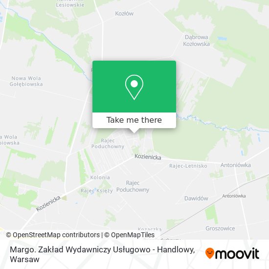 Margo. Zakład Wydawniczy Usługowo - Handlowy map