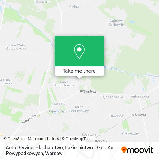 Auto Service. Blacharstwo, Lakiernictwo. Skup Aut Powypadkowych map