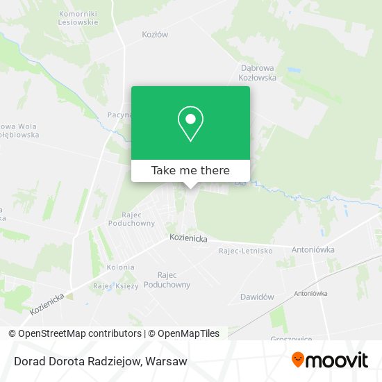 Dorad Dorota Radziejow map