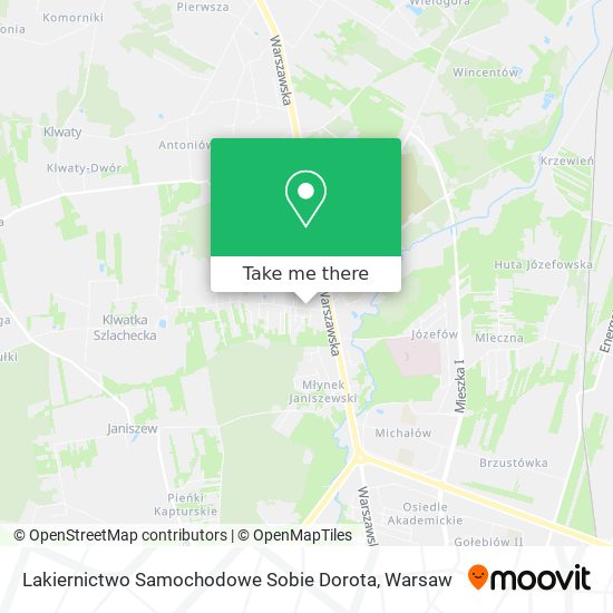 Lakiernictwo Samochodowe Sobie Dorota map