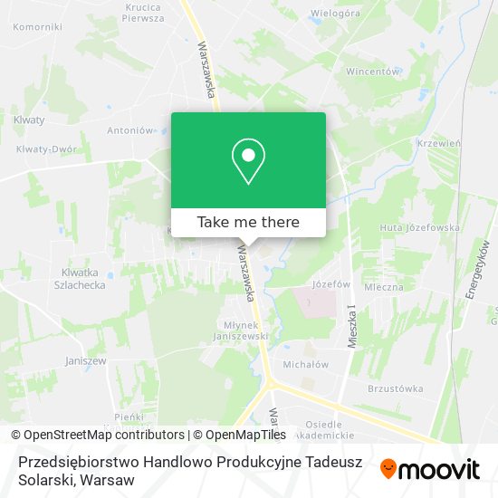 Przedsiębiorstwo Handlowo Produkcyjne Tadeusz Solarski map