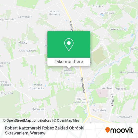 Robert Kaczmarski Robex Zakład Obróbki Skrawaniem map