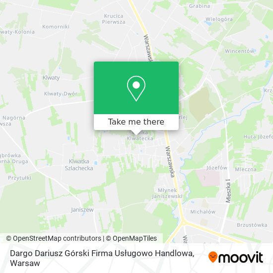 Dargo Dariusz Górski Firma Usługowo Handlowa map