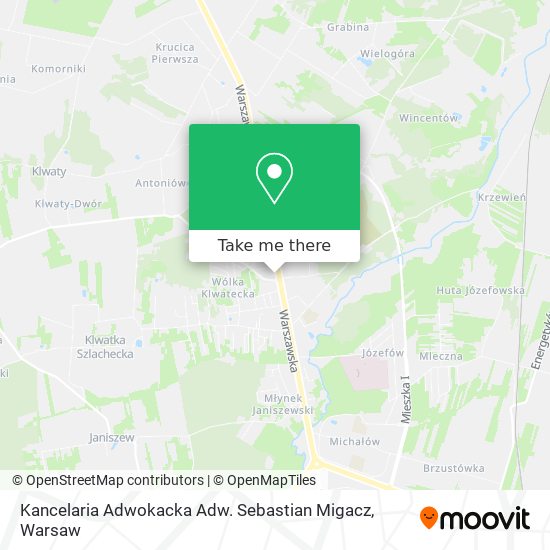 Kancelaria Adwokacka Adw. Sebastian Migacz map