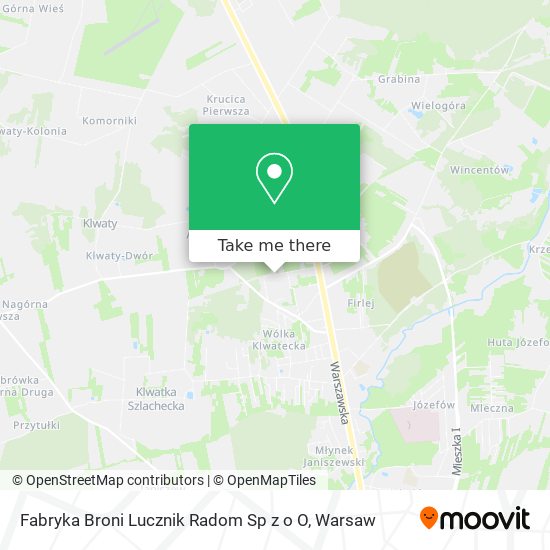 Fabryka Broni Lucznik Radom Sp z o O map