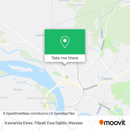 Kawiarnia Ewex. Filipek Ewa Dęblin map