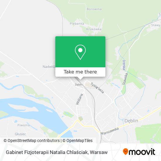 Gabinet Fizjoterapii Natalia Chlaściak map