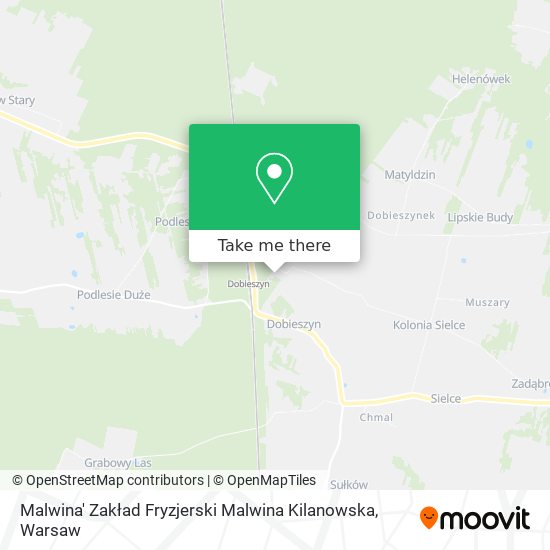 Malwina' Zakład Fryzjerski Malwina Kilanowska map