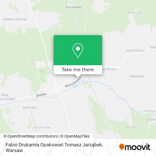 Fabio Drukarnia Opakowań Tomasz Jarząbek map