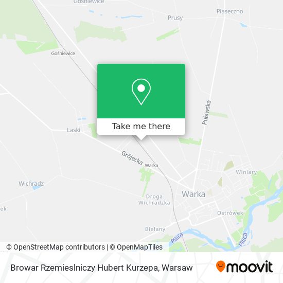 Browar Rzemieslniczy Hubert Kurzepa map