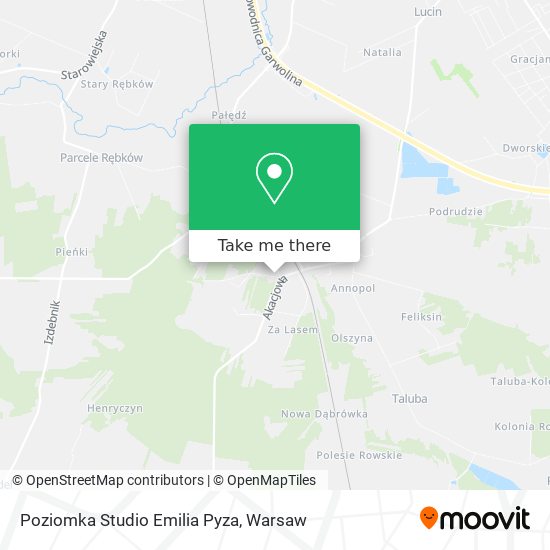 Poziomka Studio Emilia Pyza map