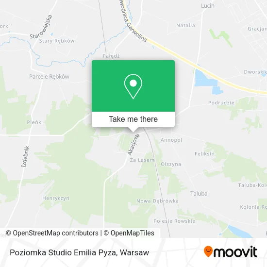 Poziomka Studio Emilia Pyza map