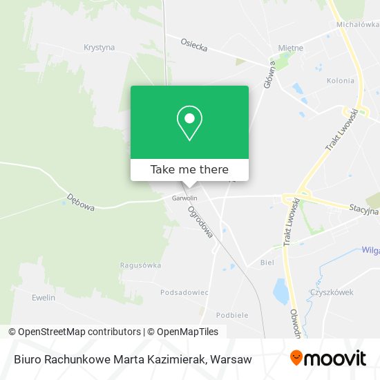 Biuro Rachunkowe Marta Kazimierak map