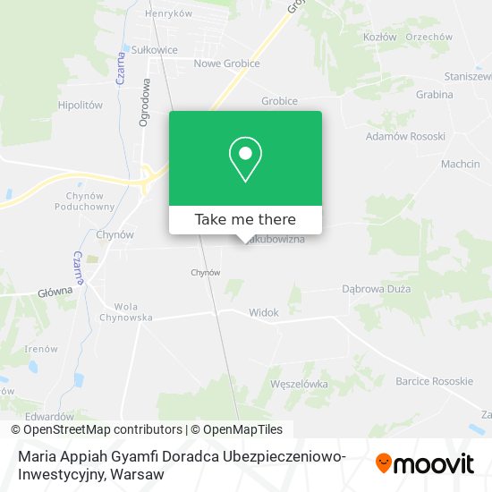 Maria Appiah Gyamfi Doradca Ubezpieczeniowo-Inwestycyjny map