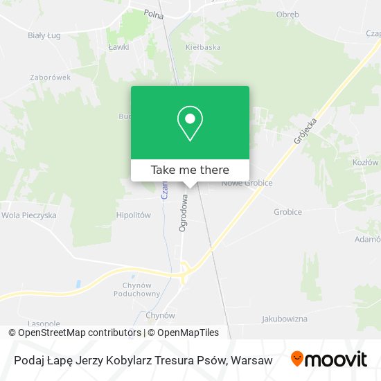 Podaj Łapę Jerzy Kobylarz Tresura Psów map