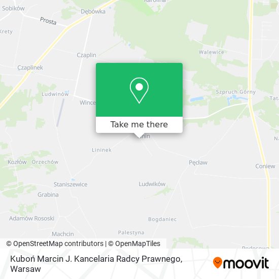 Kuboń Marcin J. Kancelaria Radcy Prawnego map